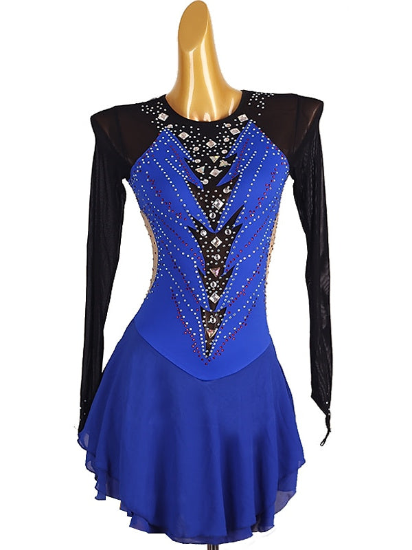 Figure Skating Dress Women's Girls' Ice  High Elasticity Classic Ice Dancewear Skating Dress