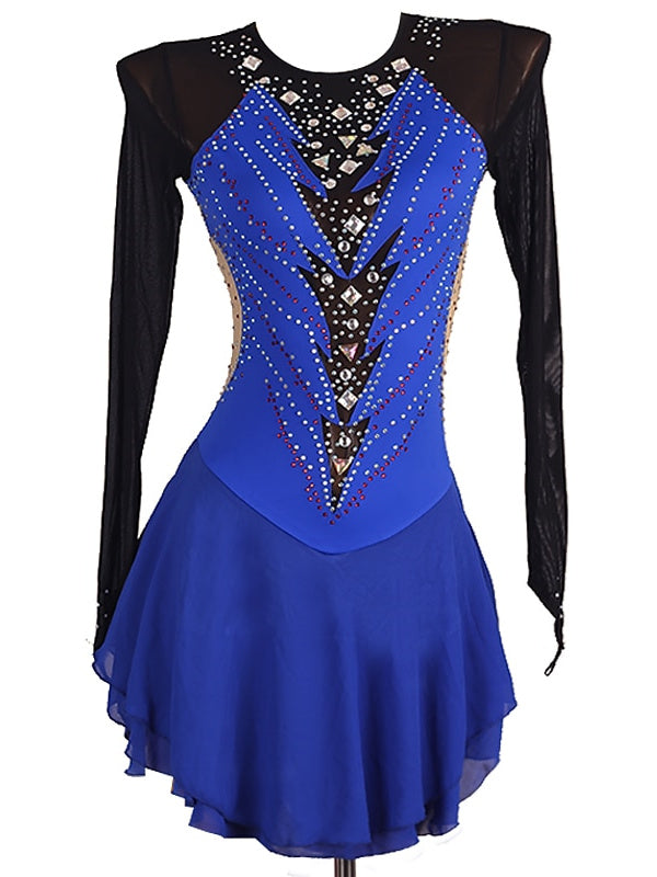 Figure Skating Dress Women's Girls' Ice  High Elasticity Classic Ice Dancewear Skating Dress