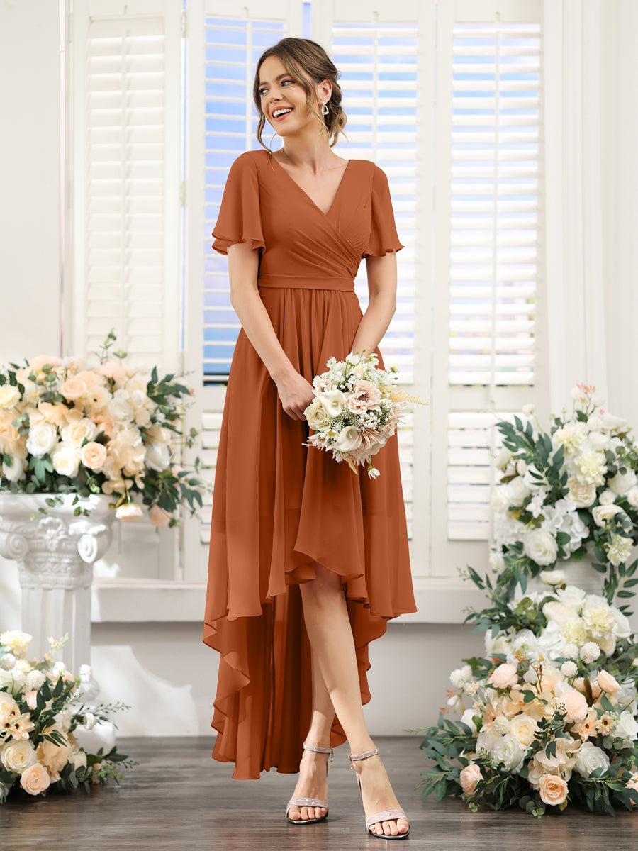Burnt Orange Bridesmaid Dresses - Mondressy Burnt Orange Bridesmaid Dresses - Mondressy
