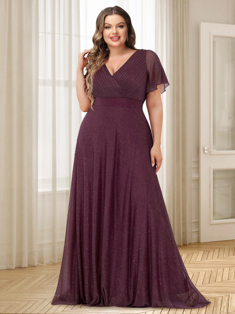 V-Neck Bridesmaid Dresses - Mondressy V-Neck Bridesmaid Dresses - Mondressy