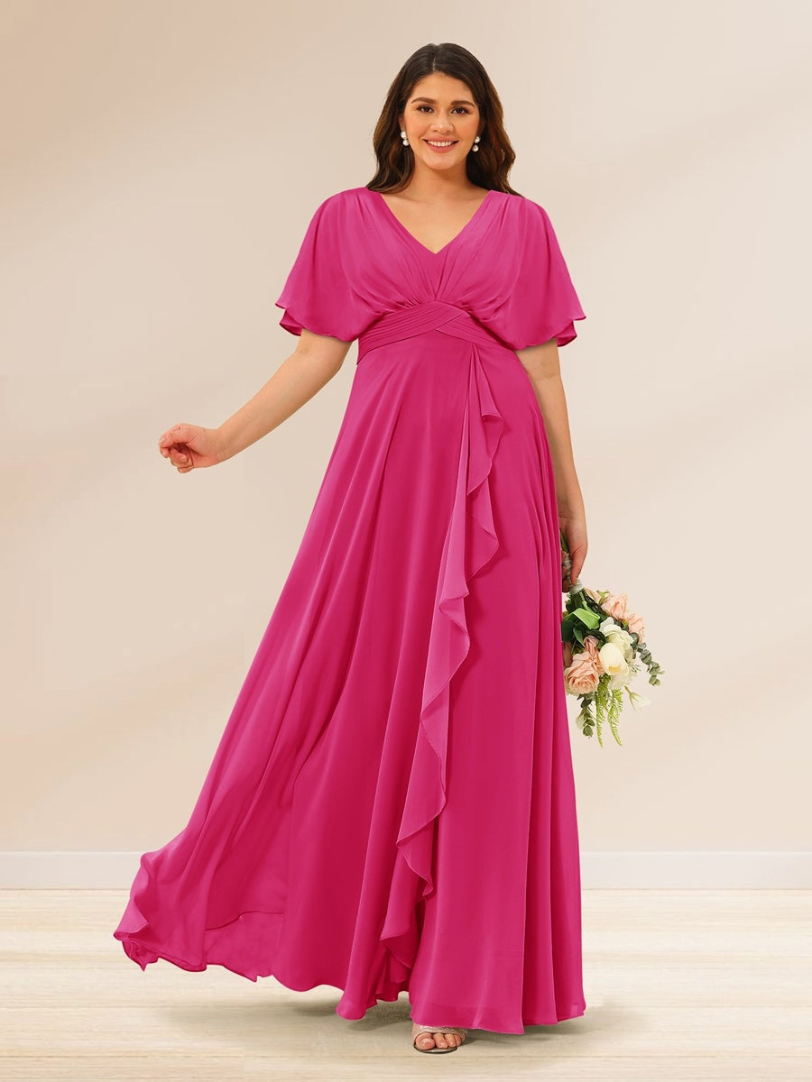 hot pink plus size bridesmaid dresses Ophelia Sweetheart A-Line Stretch Satin Bridesmaid Dress