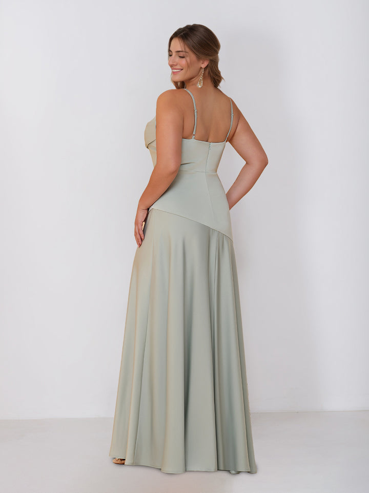 Silk Satin Bridesmaid Dresses - Mondressy Silk Satin Bridesmaid Dresses - Mondressy