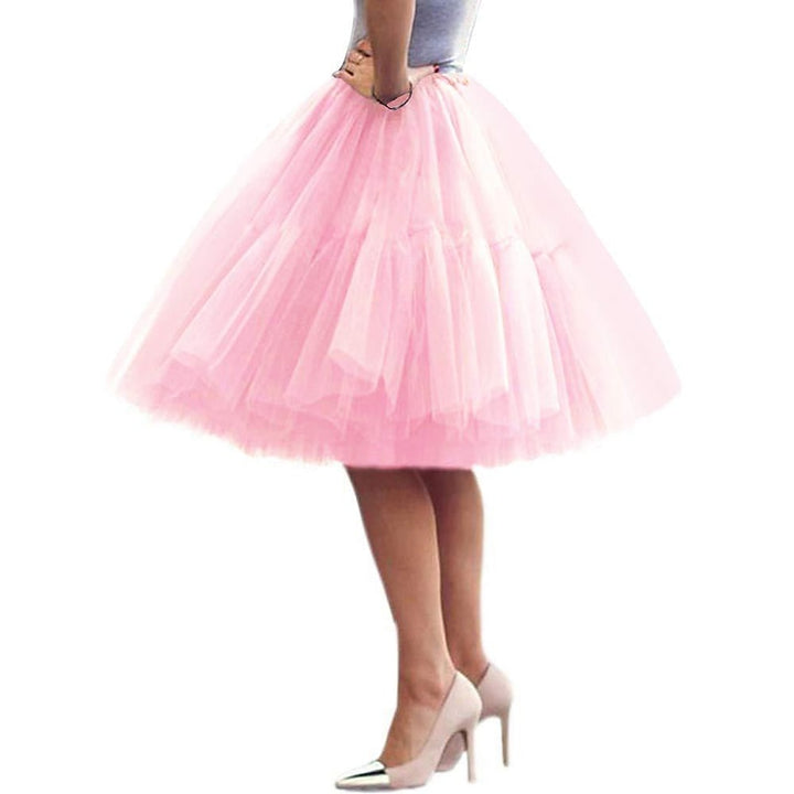 1950s Princess  Knee Length Women's Party Evening Cocktail Party Prom Adults' Skirt