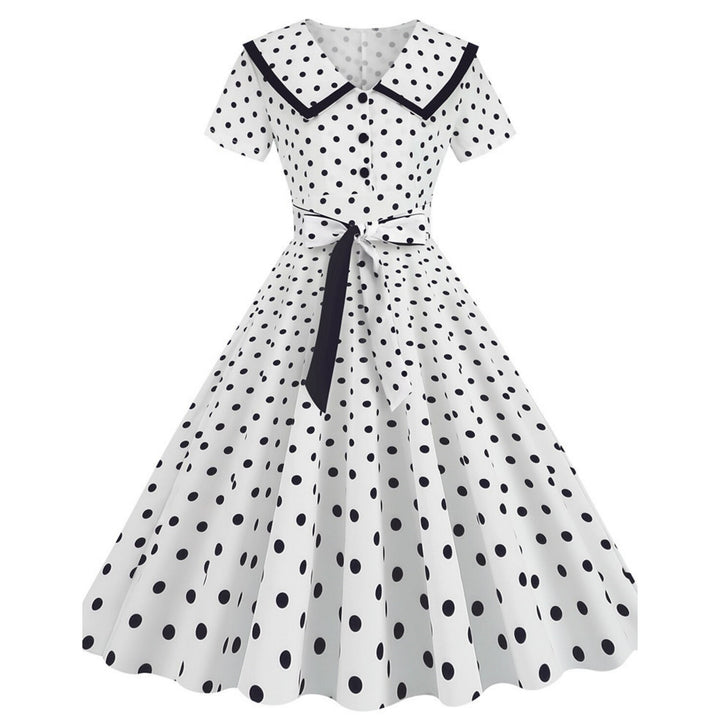 A-Line/Princess V-Neck Short Sleeves Knee-Length Halloween Performance Costumes Dress with Bowknot