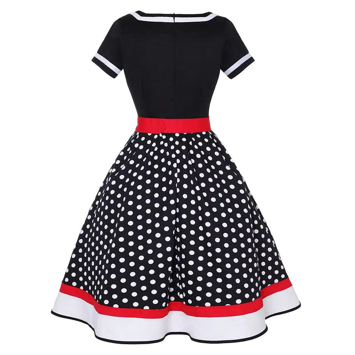 A-Line/Princess V-Neck Short Sleeves Knee-Length Halloween Performance Costumes Dress with Belt