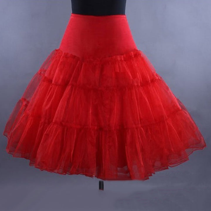 1950s Classic Lolita Cocktail Vintage Dress Petticoat Hoop Skirt