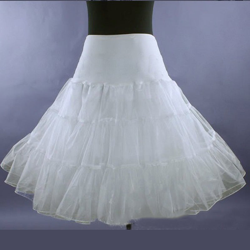 1950s Classic Lolita Cocktail Vintage Dress Petticoat Hoop Skirt