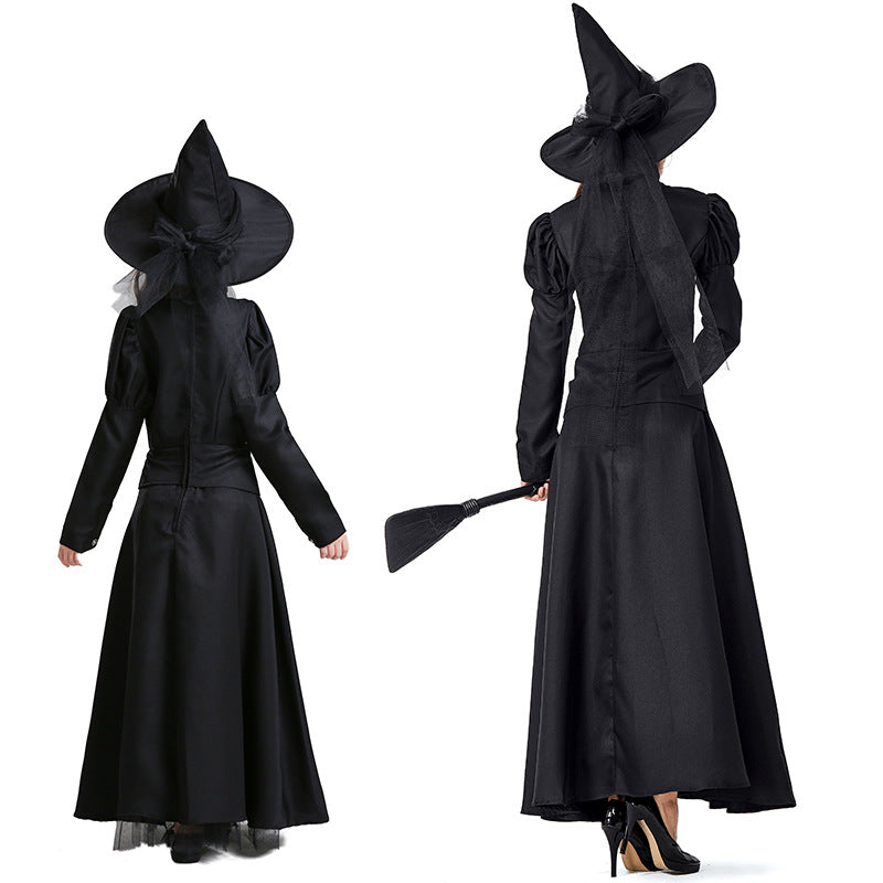 A-Line/Princess Jewel Neck Long Sleeves Ankle-Length Halloween Performance Costumes Dress