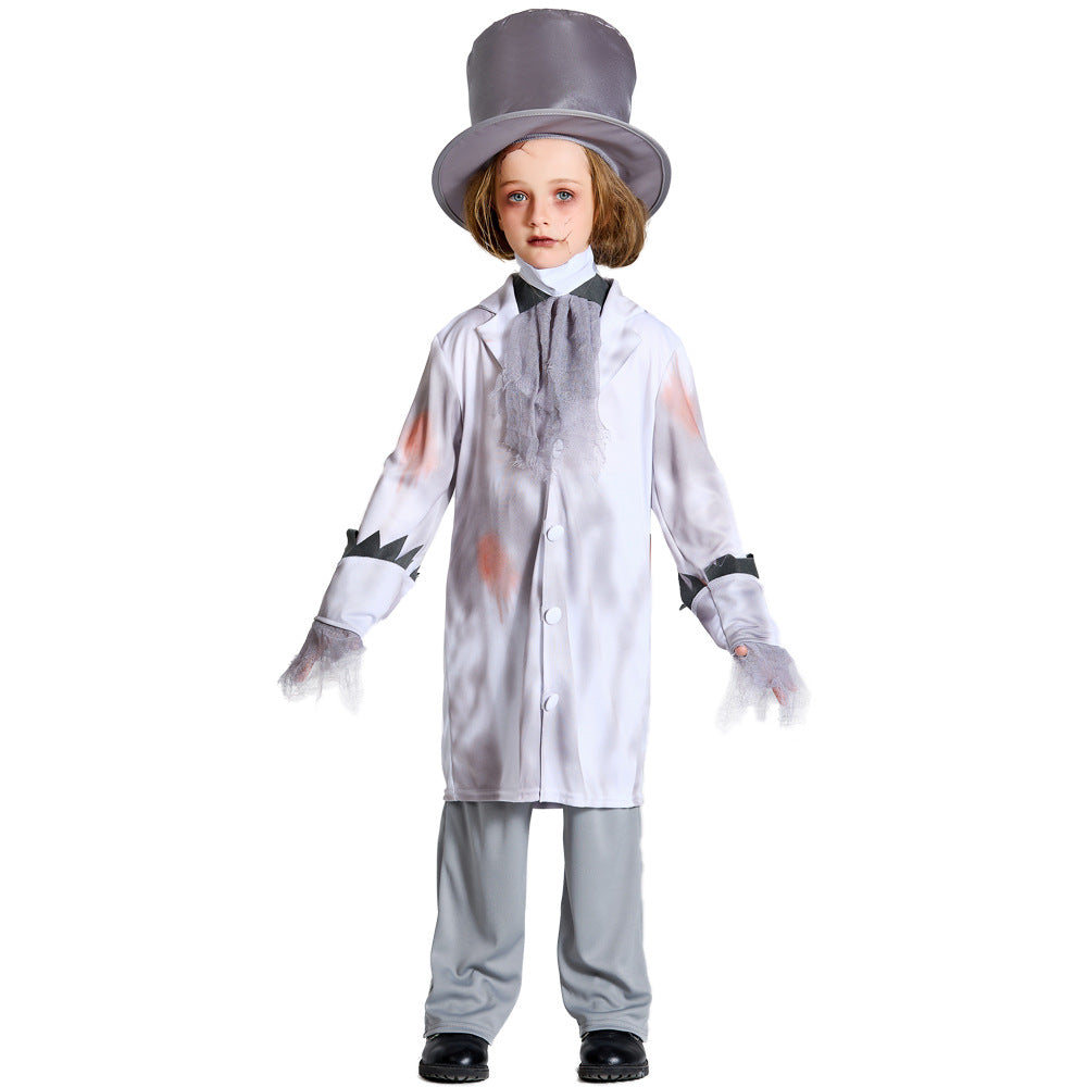 Vampire Bride Personalized Masquerade Cosplay Zombie Halloween Performance Parent-Child Costume