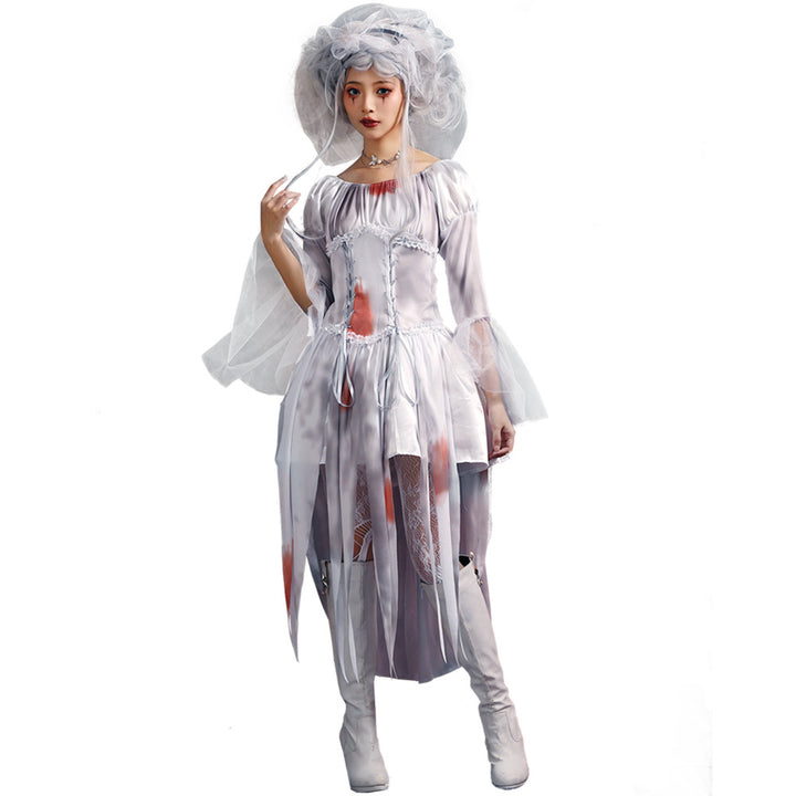 Vampire Bride Personalized Masquerade Cosplay Zombie Halloween Performance Parent-Child Costume