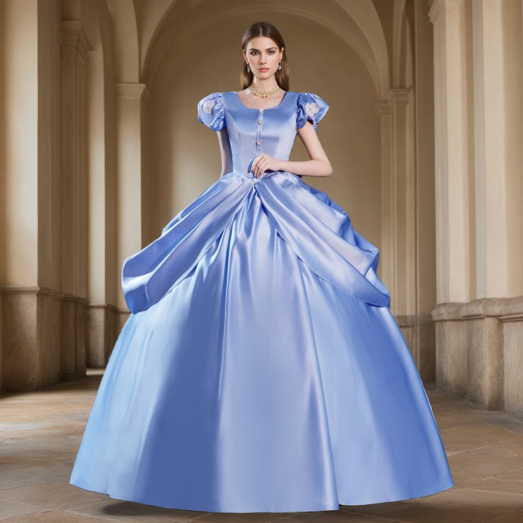 short sleeve quinceanera dresses Exquisite Beading Quinceanera Dresses V-neck Short Sleeves Ball Gown