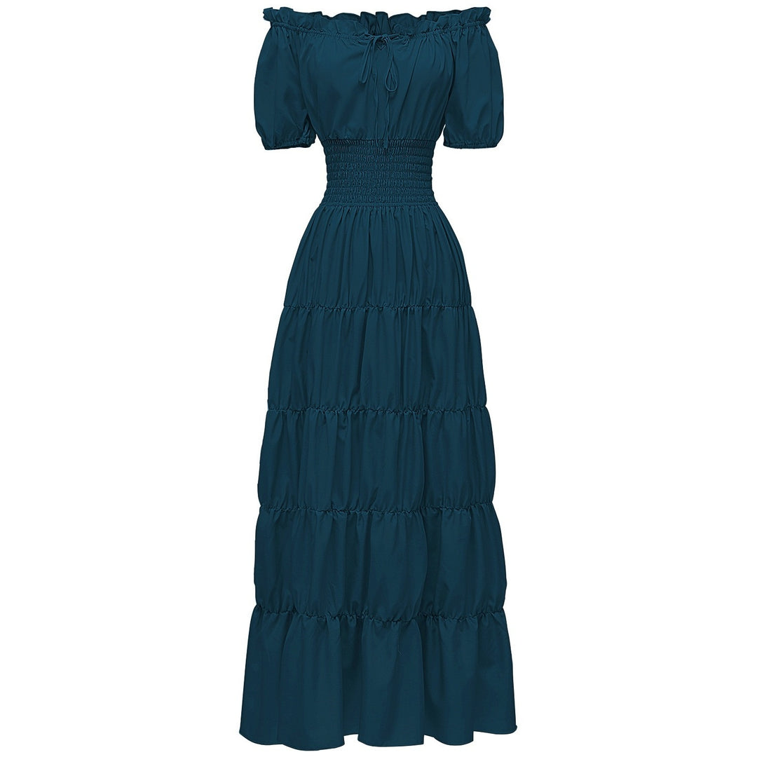 medieval renaissance cocktail dress Bustle Victorian Prom Dress Ruffles Short Cocktail Dress Medieval Renaissance