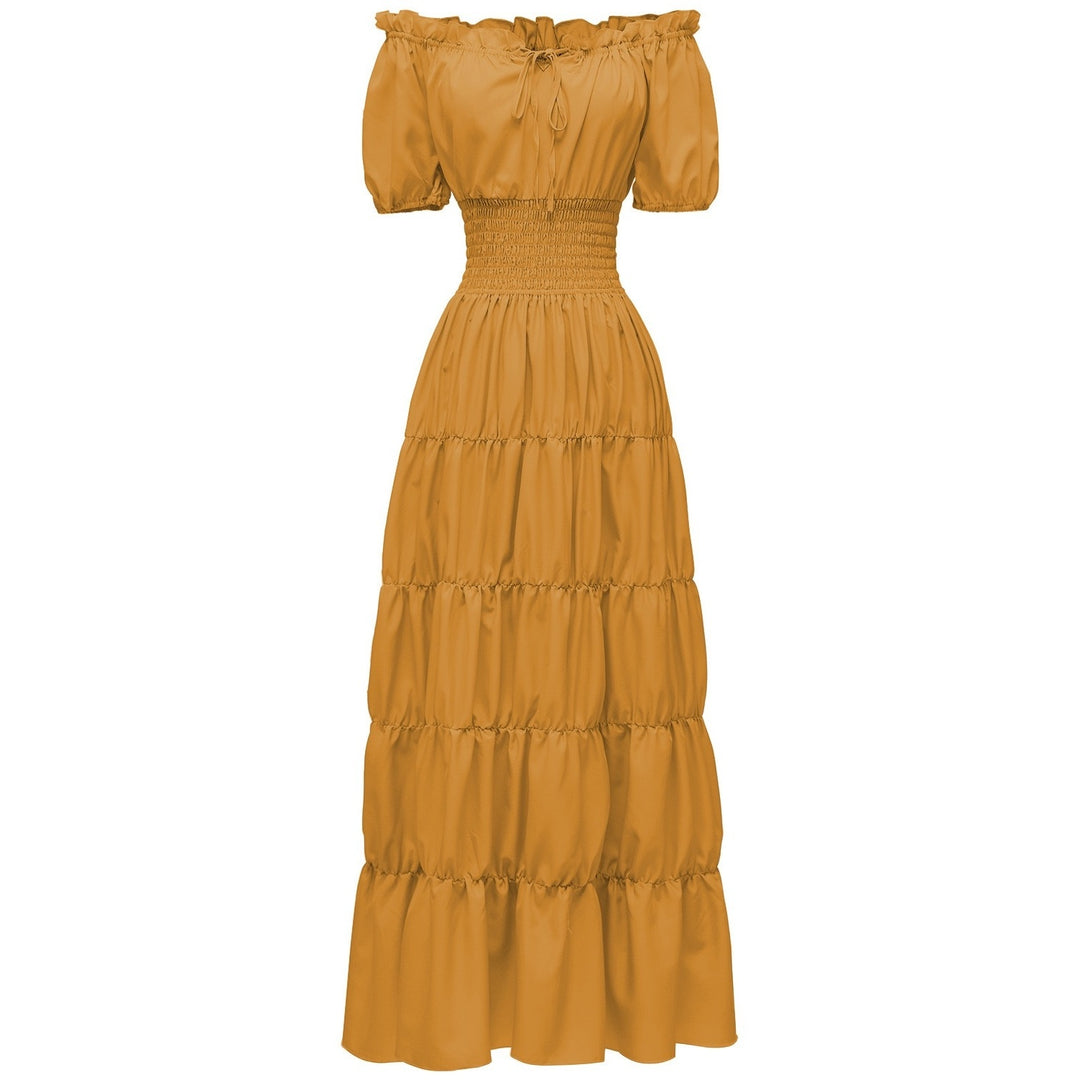 medieval renaissance cocktail dress Medieval Renaissance Cocktail Dress Cosplay Costume Prom Dresses Viking Outlander Fancy Dress Women's Celtic Pirate Fantasy Masquerade LARP Ren Faire Festival Adults' Dress 2026
