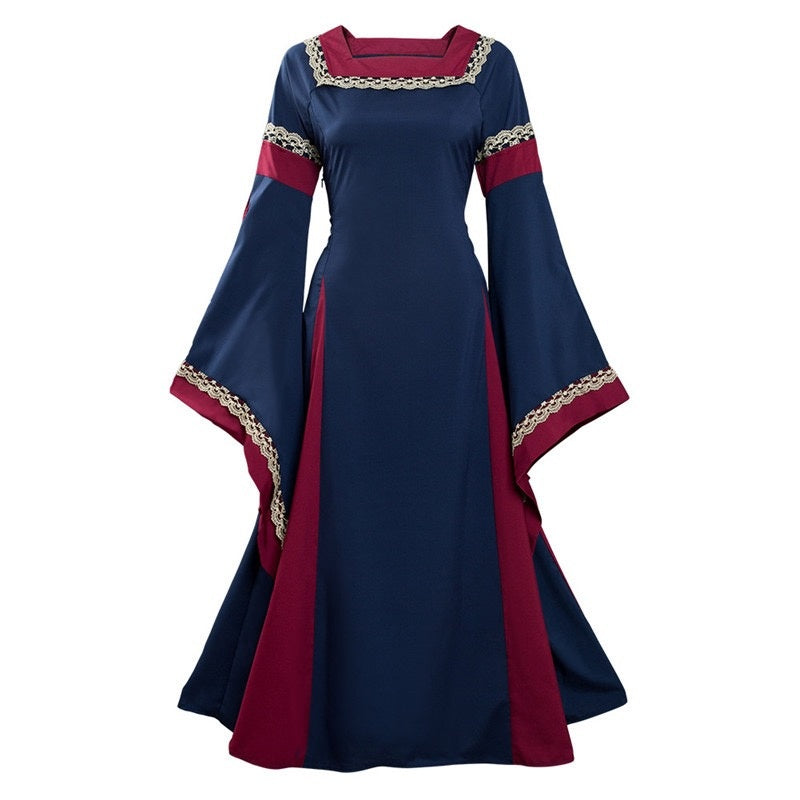 medieval renaissance cocktail dress Medieval Renaissance Cocktail Dress Cosplay Costume Prom Dresses Viking Outlander Fancy Dress Women's Celtic Pirate Fantasy Masquerade LARP Ren Faire Festival Adults' Dress 2026
