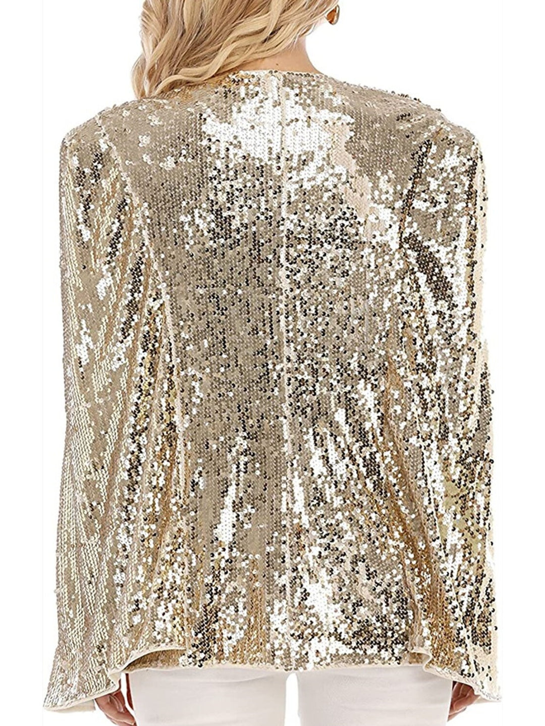 Women's Wedding Guest Long Sleeves Wrap/Shawls With Paillette & Glitter