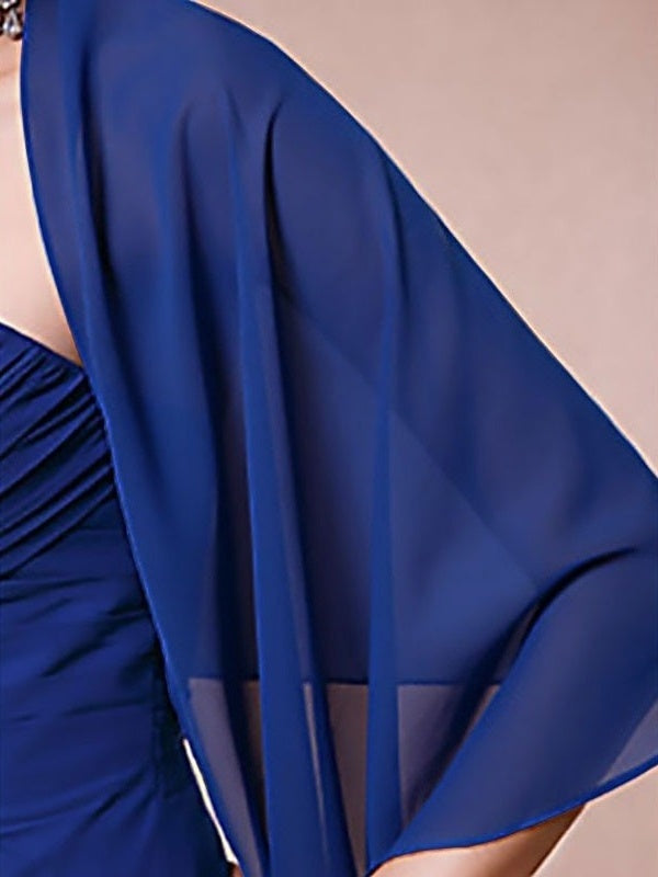 Women's Sleeveless Chiffon Wedding Shawl & Wrap