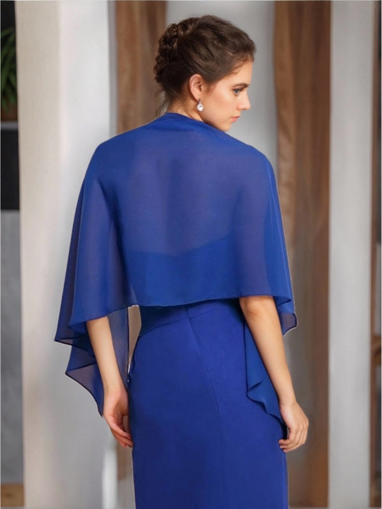 Women's Sleeveless Chiffon Wedding Shawl & Wrap