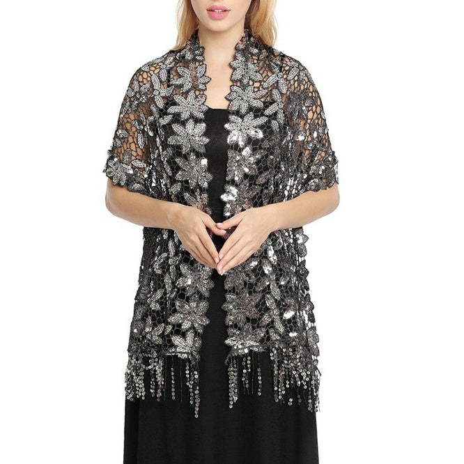 Women's Elegant Sun Protection Sleeveless Lace Wedding Wraps For Wedding Summer