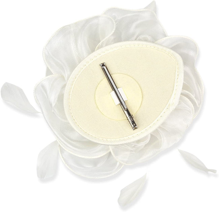 Women Derby Flower Fascinators with Headband and Clip Tea Party Headwear