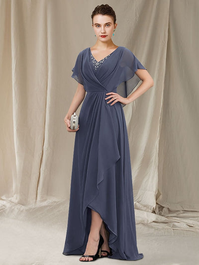 A-line/Princess V-neck mother of the bride dress main image 0