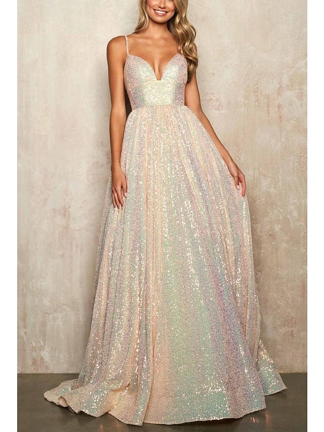 green emerald velvet dress Ellie Wilde EW122115 Prom Dress - Ivory/Rose Gold main image 0