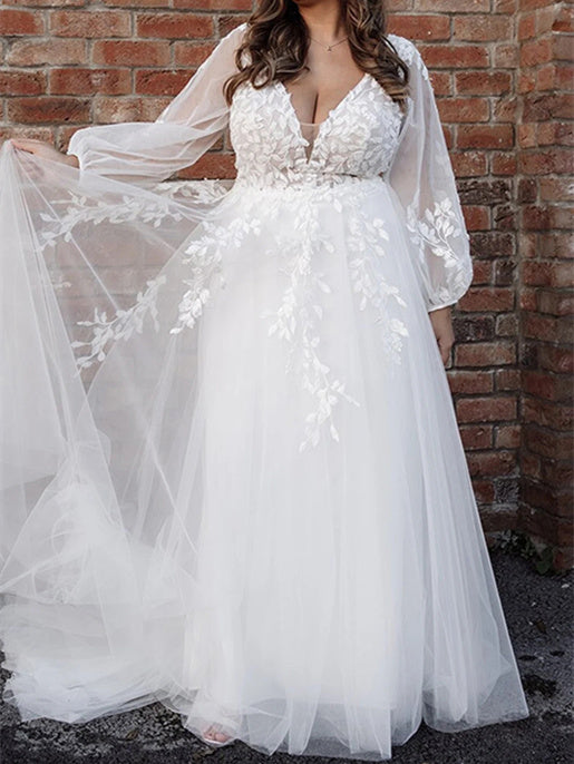 Plus Size Wedding Dresses - Mondressy Plus Size Wedding Dresses - Mondressy