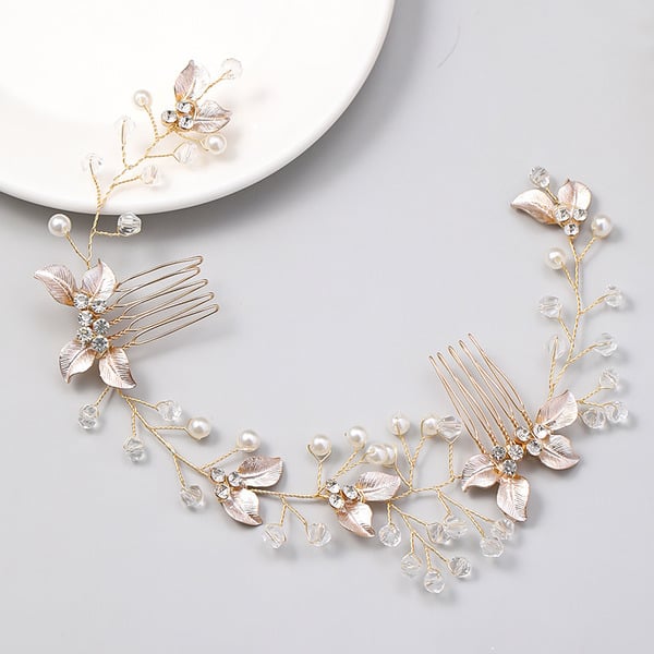 Charming/Exquisite/Pretty/Romantic Combs With Pearl/Rhinestone