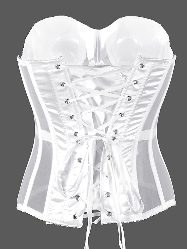 Women's Lace Up Corset Tops Wedding Party