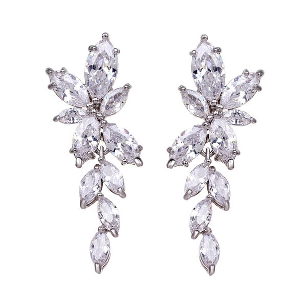 Elegant Marquise Zircon Drop Earrings