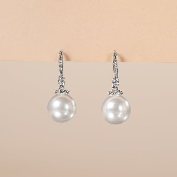 Elegant Pearl Drop Earrings