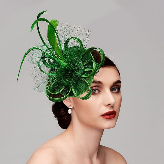 Wedding Horse Race Ladies Day Melbourne Cup Fascinators With Feather