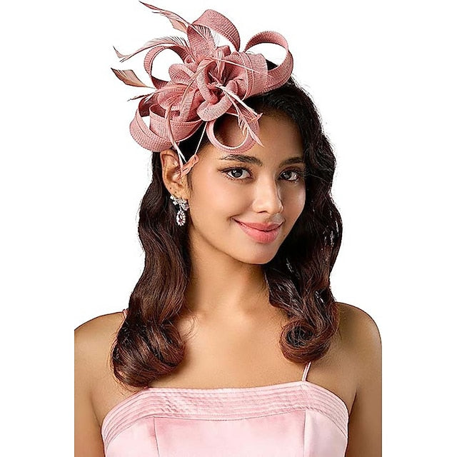 Fascinators Net Classic Wedding With Flower Headpiece