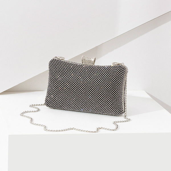 Glitter Crystal Rhinestone Hinge Handbags
