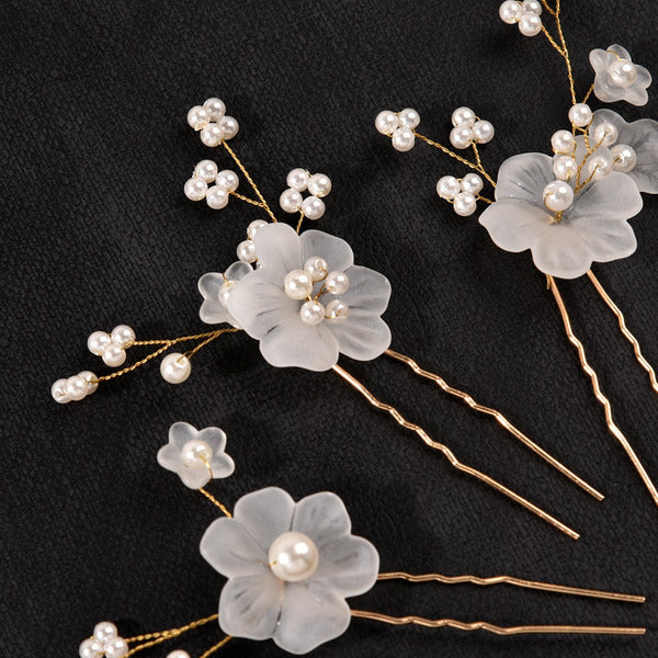 Beautiful Hairpins With Pearl (Set of 3)