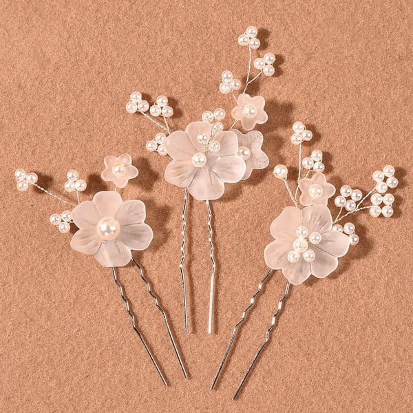 Beautiful Hairpins With Pearl (Set of 3)