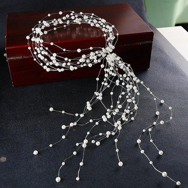 Alloy Wedding Special Occasion Sweet Headpieces With Imitation Pearl