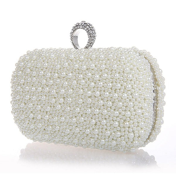 Imitation Pearl Elegant Clutch Bags