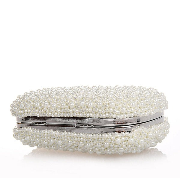 Imitation Pearl Elegant Clutch Bags