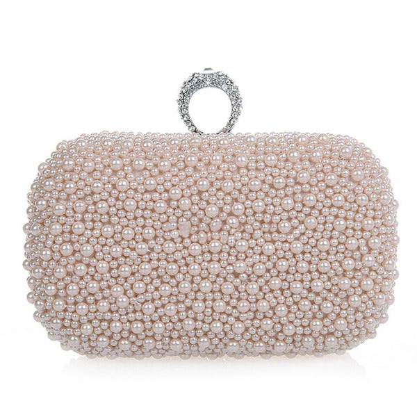 Imitation Pearl Elegant Clutch Bags