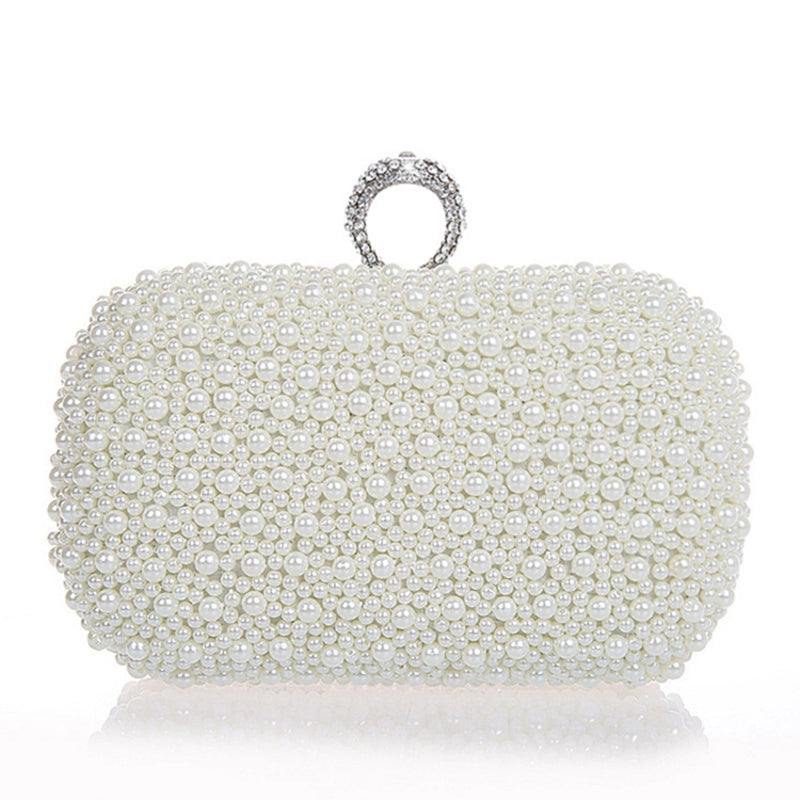 Imitation Pearl Elegant Clutch Bags