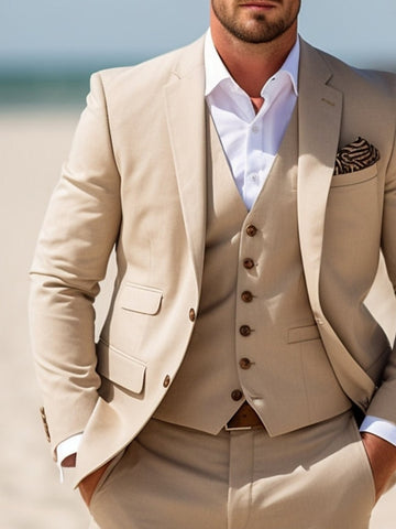KhakiMen_sBeachWeddingSuitsSol