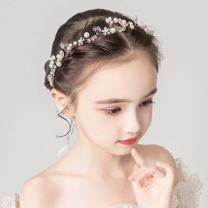 Children's Dress Accessories Flower Loop Headband