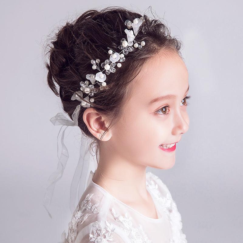 Children's Delicated Crystal Flower Headband Accessories