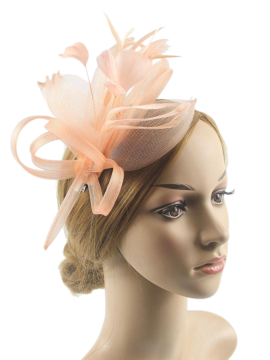 Elegant Net Saucer Hat Fascinator Hats Headpiece Flower  display picture 1