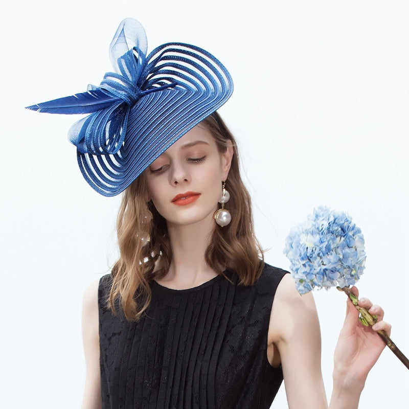 Tulle Melbourne Cup Horse Race Feather Saucer Tea Party Fascinators/Headpiece