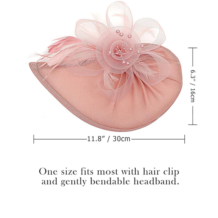 Women's Retro Tulle Veil Fascinator Floral Hat/Headpiece For Party