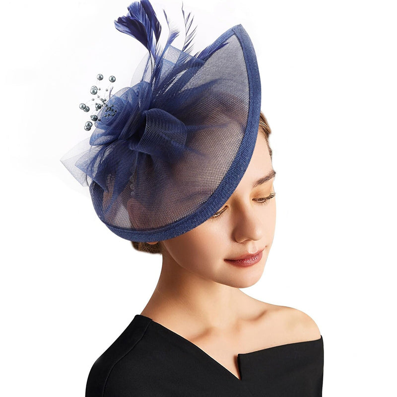 Women's Retro Tulle Veil Fascinator Floral Hat/Headpiece For Party