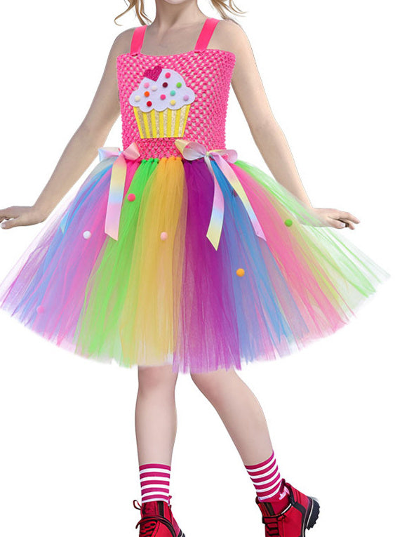 A-Line/Princess  Polyester Short/Mini Sleeveless Flower Girl Dresses