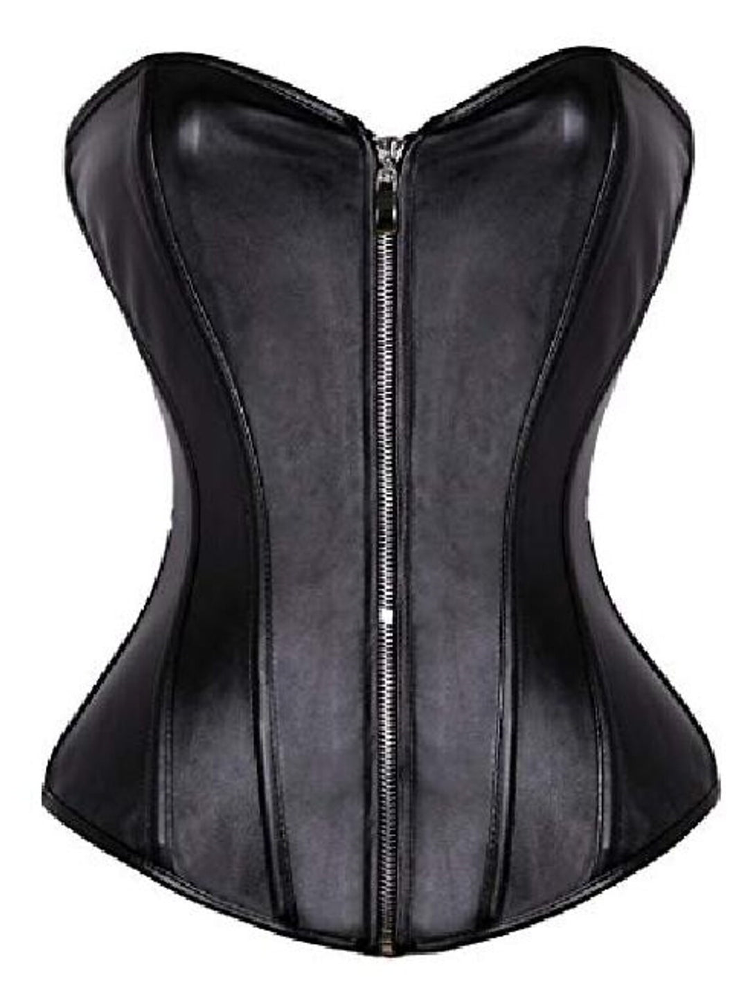 Women‘s Sexy Zipper Push Up Overbust Corsets for Wedding Party Birthday
