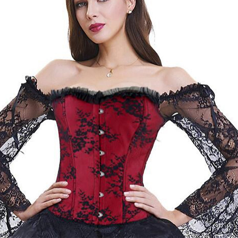 Women‘s Bavarian Hook & Eye Corsets for Wedding Party Birthday